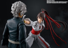 Assembly guide visuals for quick setup of Gabimaru S.H.Figuarts.
