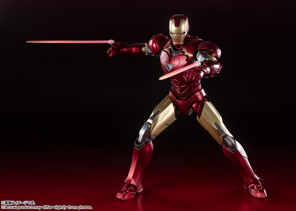 TAMASHII NATIONS Iron Man Mark 6 forearm parts for versatile attack options