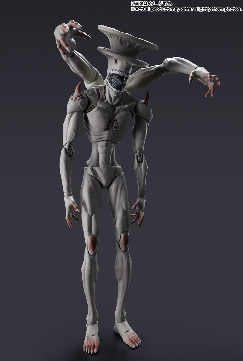 Tamashii Nations Kaiju No. 9 S.H.Figuarts back parts expand posing balance.