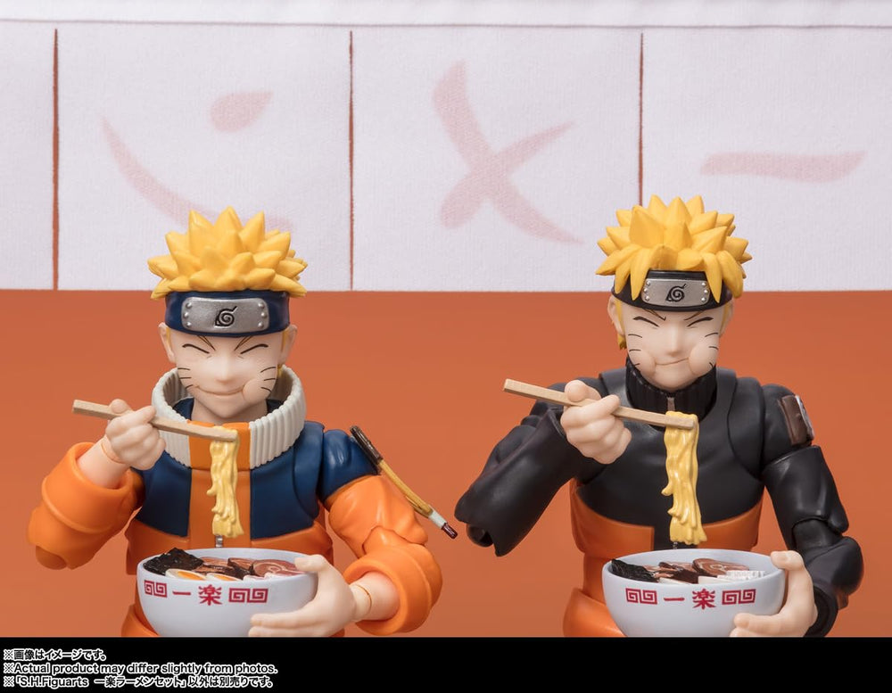 Tamashii Nations Naruto ramen parts enhance authentic Ichiraku dining presentation