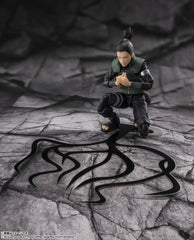 Tamashii Nations Shikamaru Nara Kage Nui no Jutsu sheet enables technique recreations.