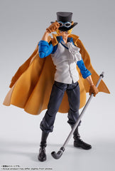 TAMASHII NATIONS Sabo coat with movable gimmick for dramatic action poses.