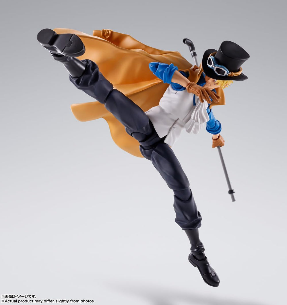 TAMASHII NATIONS Sabo facial expressions provide mood variety.