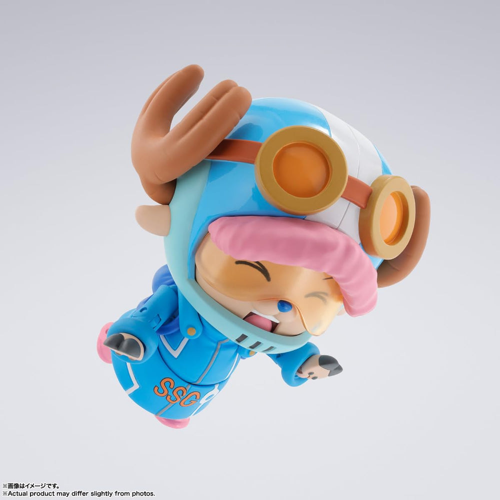 Tamashii Nations pedestal and stand with Tony Tony Chopper for display.