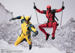 Tamashii Nations Wolverine S.H.Figuarts display-ready setup for collectors.