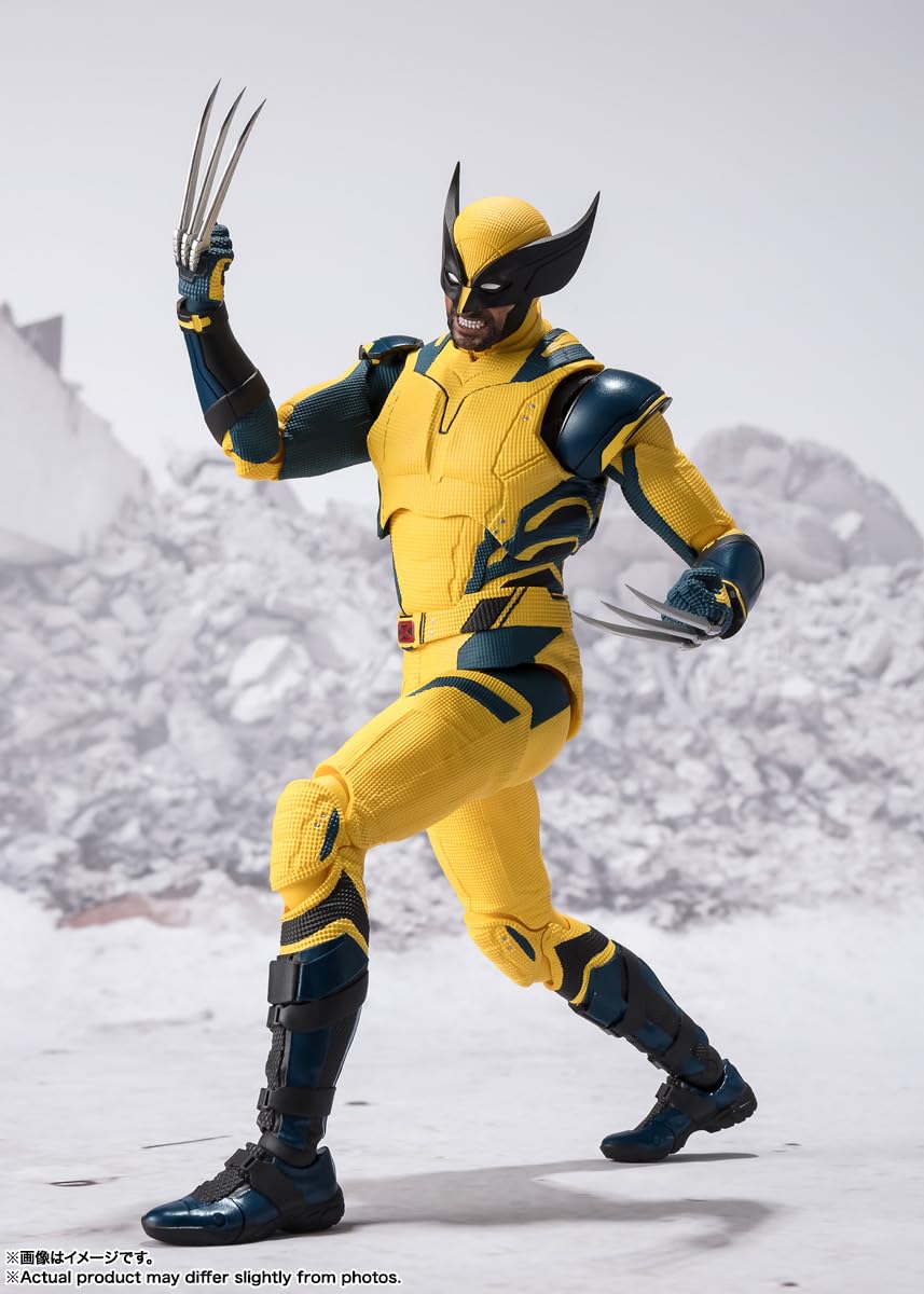 Tamashii Nations Wolverine S.H.Figuarts replacement wrists enable versatile posing.
