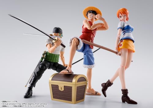 Tamashii Nations Zoro front view for pristine character presentation.