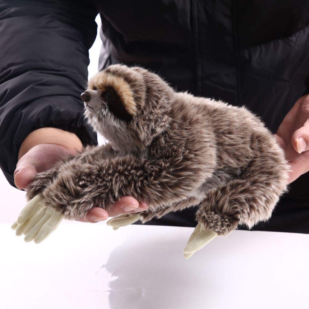 TammyFlyFly sloth plush soft fur texture, ideal for comforting touch.