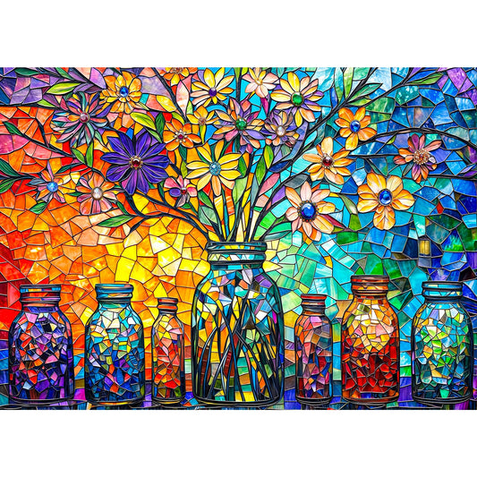 TangComplete stained glass puzzle box with premium packaging and gift appeal