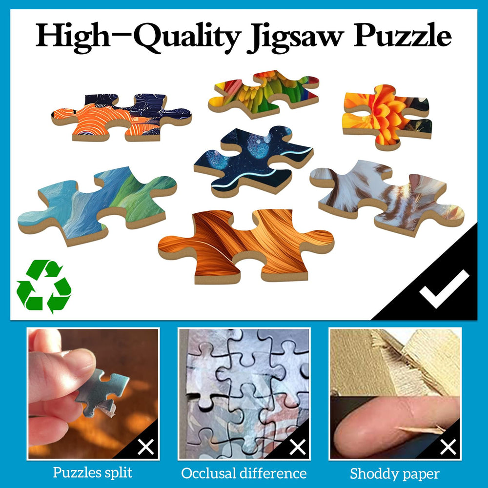 TangMosaic puzzle includes lifetime missing pieces replacement for reliable enjoyment.