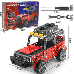 TANMGIN bumper bar and round headlights for a lifelike off-road vehicle.
