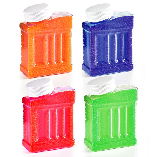 TANSAR gel ball blaster ammo refill bottles, four-pack, portable for field games.