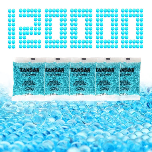 TANSAR gel ball bullets pack 12x10000 for long-lasting skirmishes.