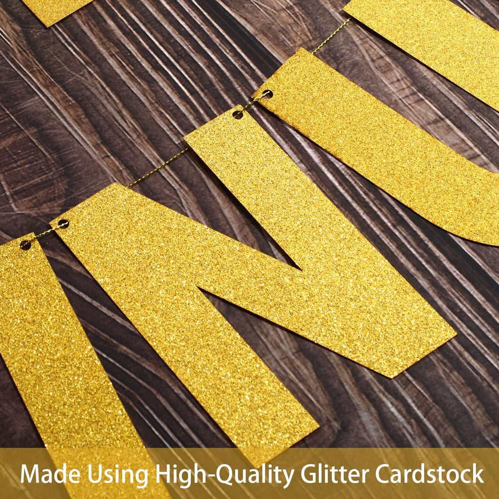 TaoBary 5-inch glitter letters create a bold focal point
