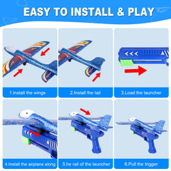 TAOTENDAR two flight modes enable horizontal and rotating glides