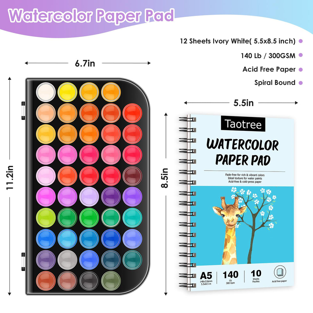 Taotree removable lid doubles as a mixing palette for color testing