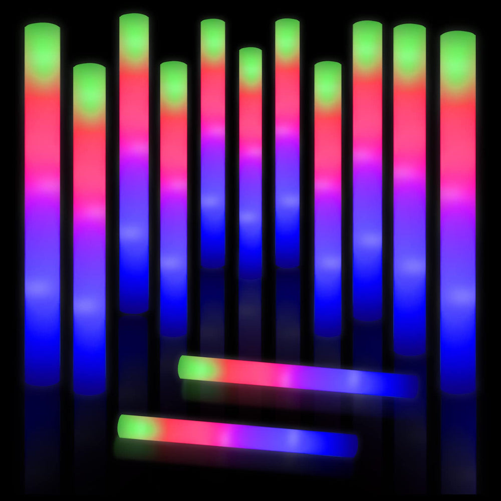 Taotuo 68pcs foam glow sticks bulk packaging for easy event distribution.