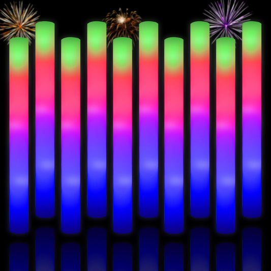 Taotuo glow sticks 20-pack provides bright, safe party lighting for celebrations.