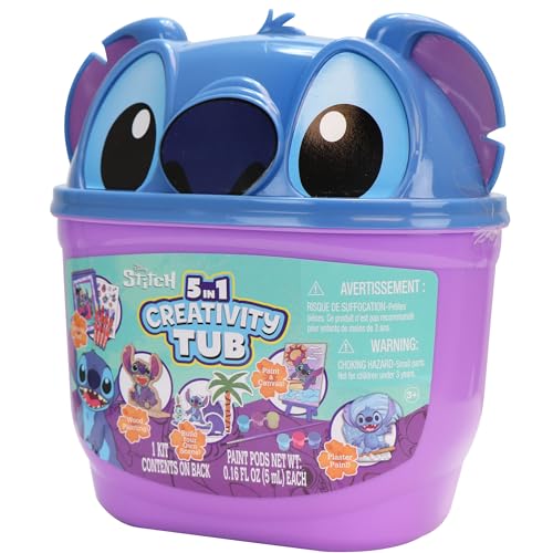 Tara Toys Stitch plaster figure for beginner-friendly painting.