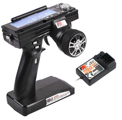 Targethobby FS-GT3B transmitter front view for reliable RC control.