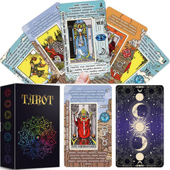 Tarotika card back with symmetric pattern prevents reading bias