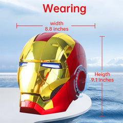 Tarrshiney Mark 5 helmet showing Jarvis activation feature for action scenes.