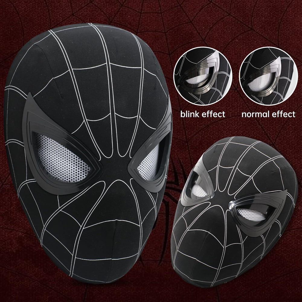 Tarrshiney Spider Hero mask complete package includes launcher and accessories.