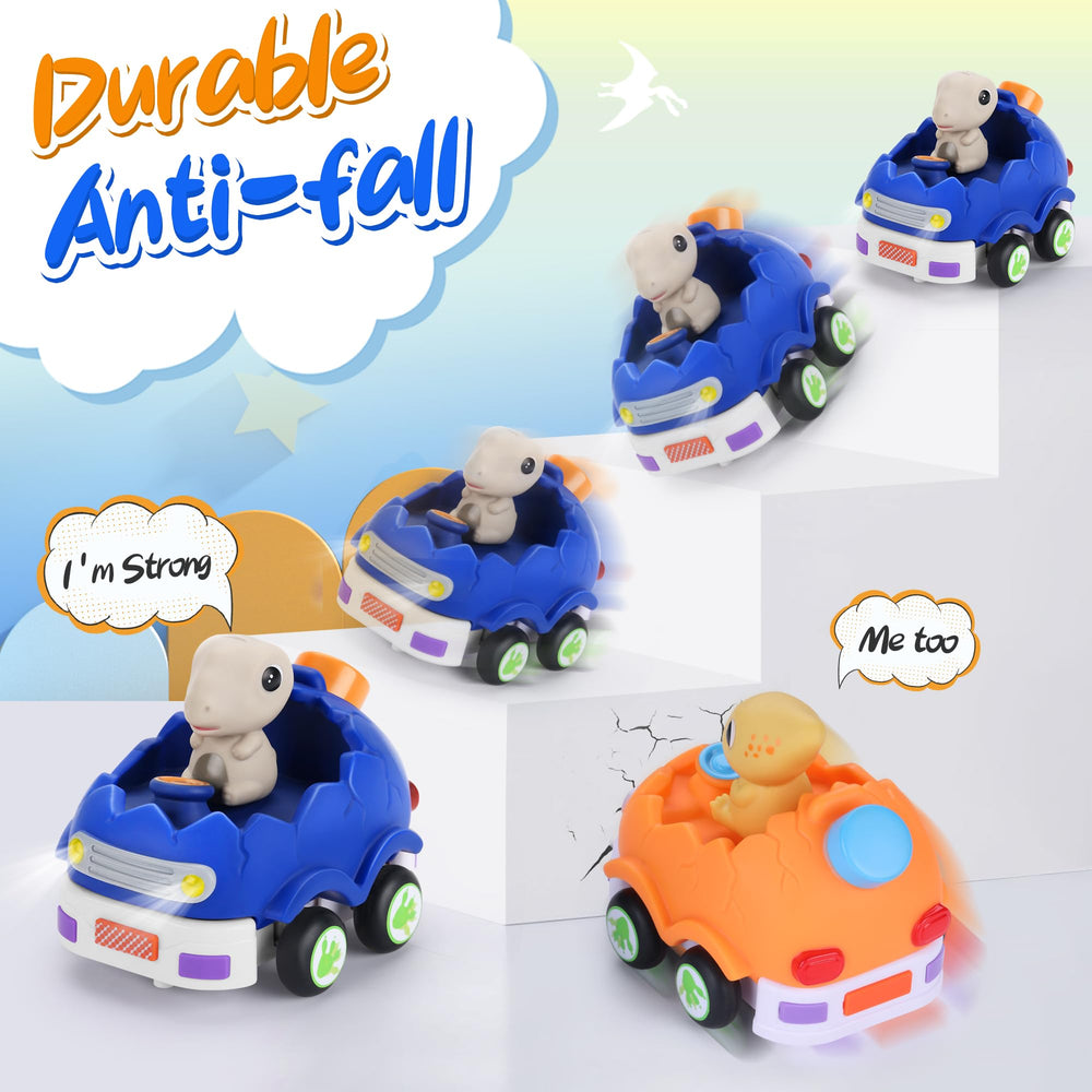 taseyok durable soft rubber shell protects toddler racers.