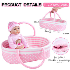 TatuDoll pink stripe monkey bodysuit enhances realism for dolls