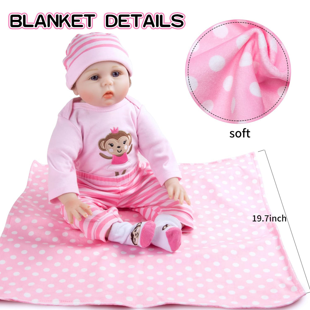 TatuDoll pink stripe trousers for everyday doll wear
