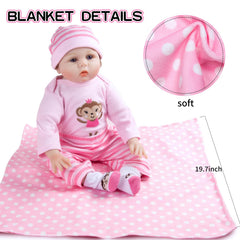 TatuDoll pink stripe trousers for everyday doll wear