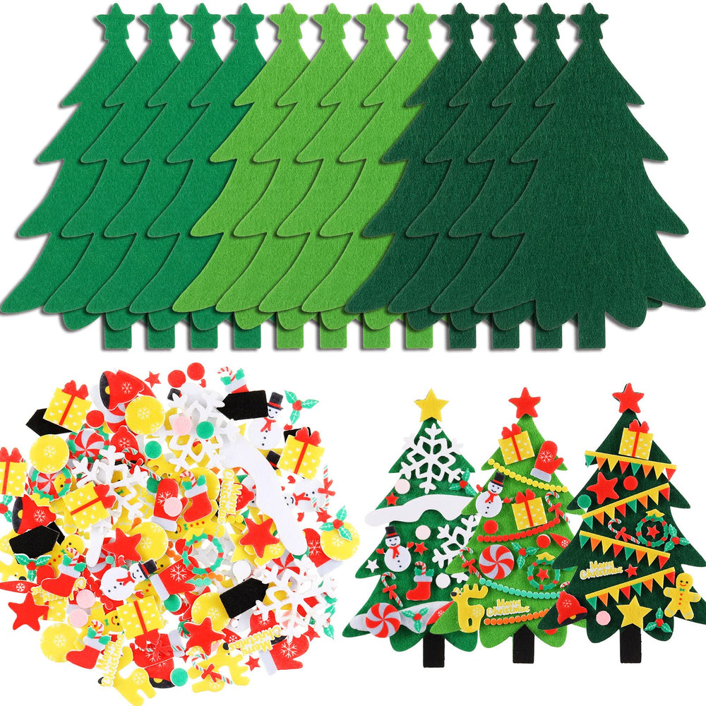 Tatuo DIY felt Christmas tree assembly for festive home decor