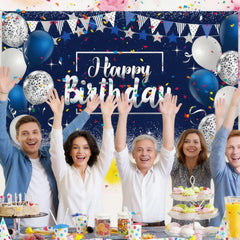 Tatuo polyester backdrop banner supplies durable reusable party decor