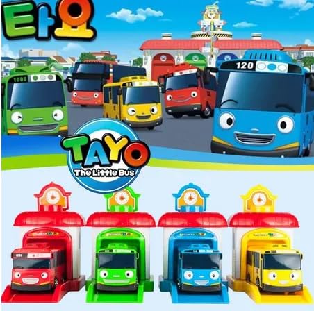 Tayo bus color options pack showcases versatile color choices for play.