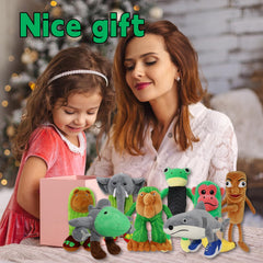 tbketr tung tung sahur hippo cactus plush soft squeezable gift.