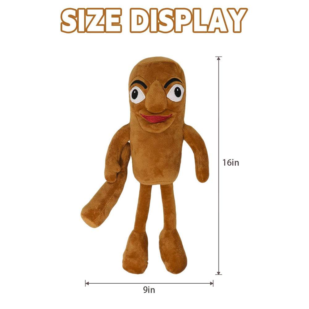 TBKETR Tung Tung Sahur plush resting on a bed for home decor.