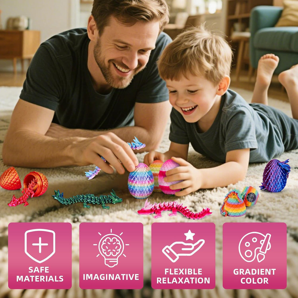 TBOLINE bendable crystal dragon tail for fidget and focus