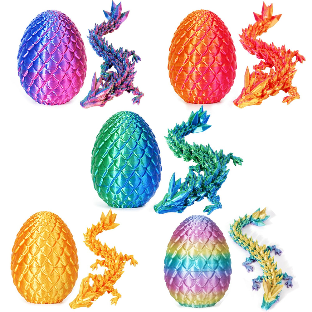 TBOLINE dragon egg articulated crystal figure for desk fidgeting and focus