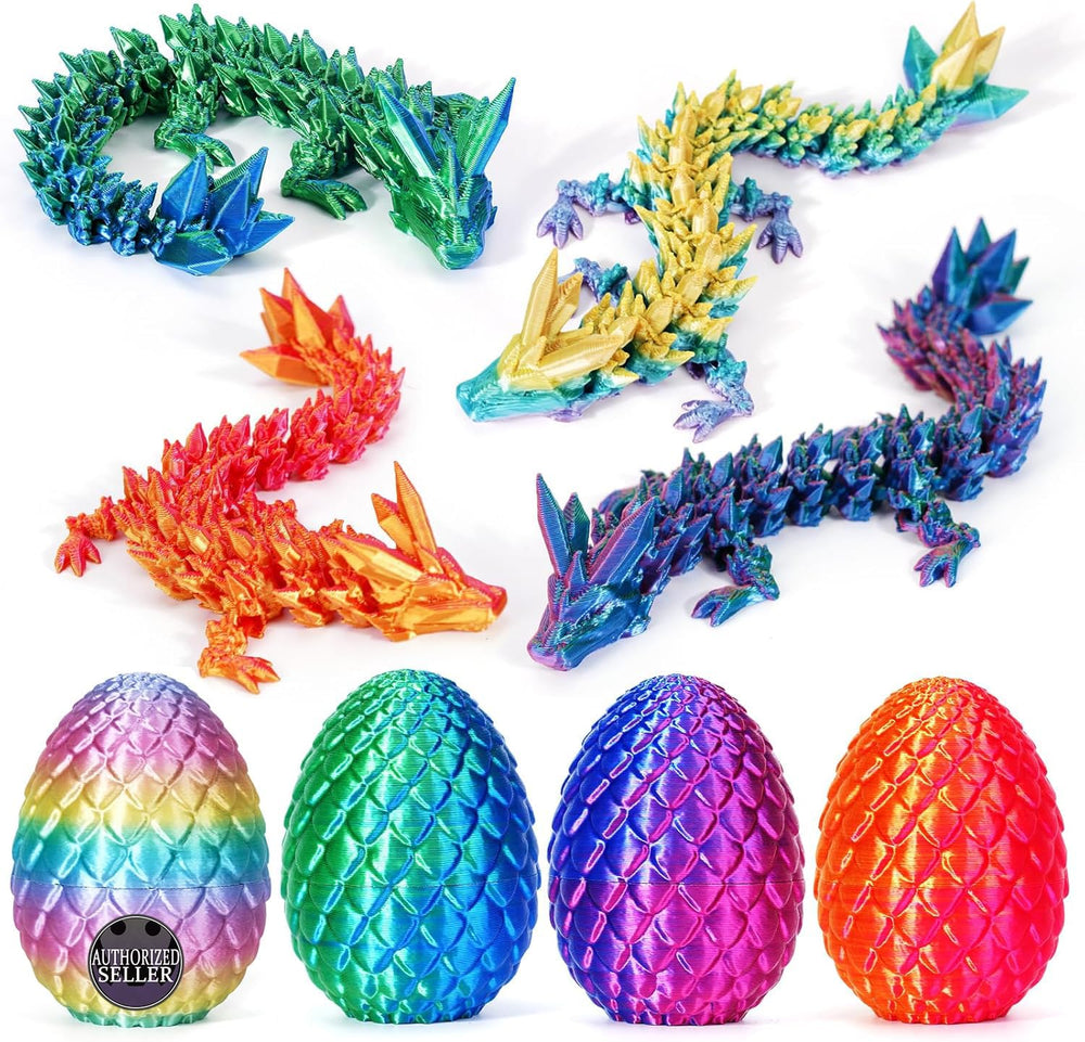 TBOLINE dragon egg closed in bright colors for portable fidget fun