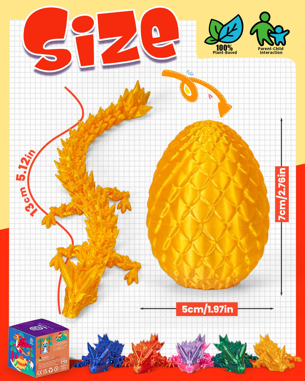 TBOLINE refillable egg accessory paired with dragon for gifting