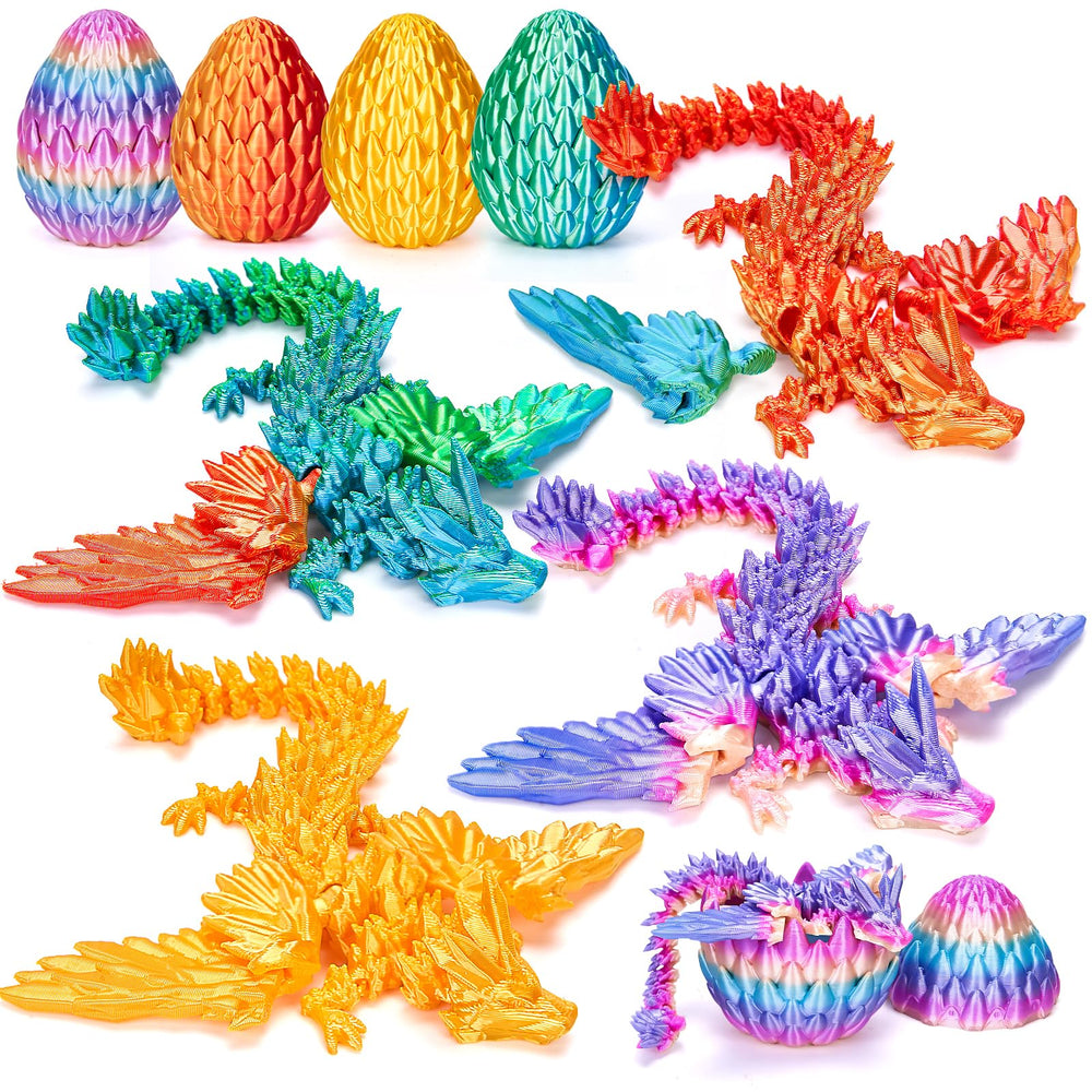 TBOLINE four dragons eggs pack featuring four unique dragons for imaginative play