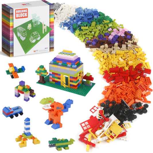 Tcamgoi 1100-piece bricks set for imaginative building and learning.