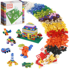Tcamgoi 1100-piece bricks set for imaginative building and learning.