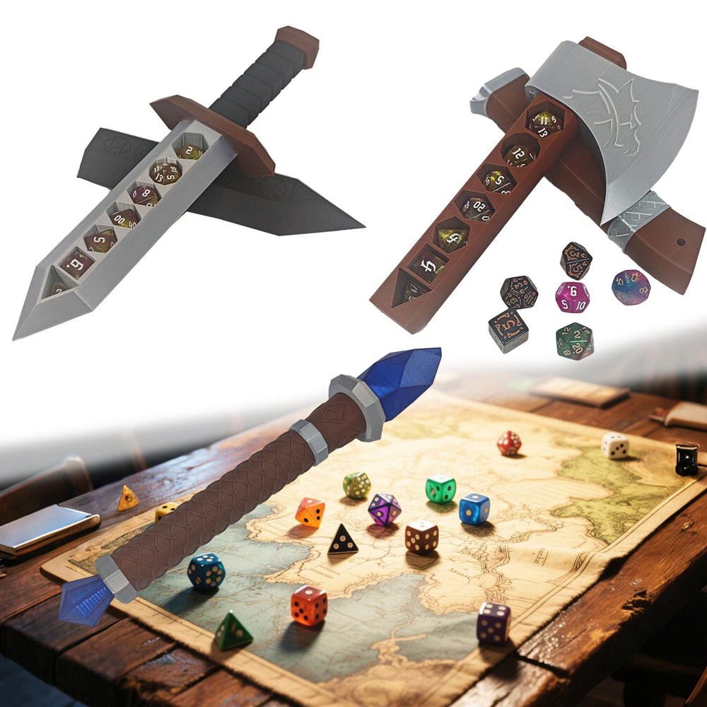 TCGADVN DND dice box ergonomic-grip provides comfortable handling for long sessions.