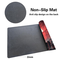 TCGMAT MTG Playmat textured surface provides grip for smooth shuffles