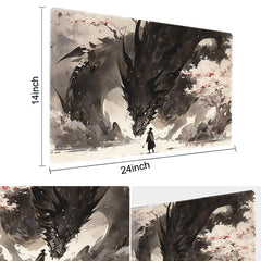 TCGMAT Shadow Dragon Playmat storage bag for easy transport
