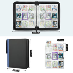TCGUARD 50-pages binder sheets enable easy expansion and organization.