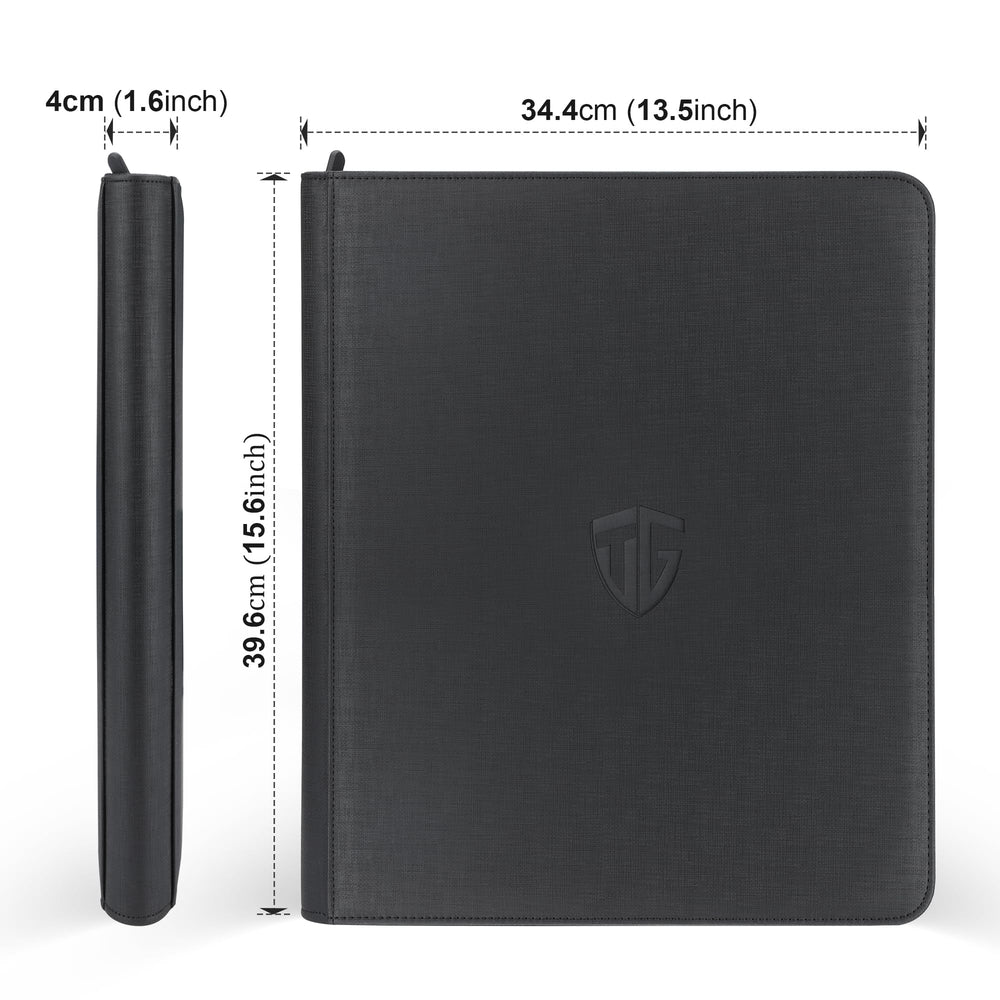 TCGUARD binder interior pages keep cards organized with acid-free, non-PVC protection.