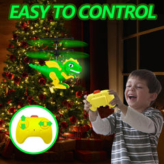 Tcvents dinosaur flying toy side view for precise steering during play
