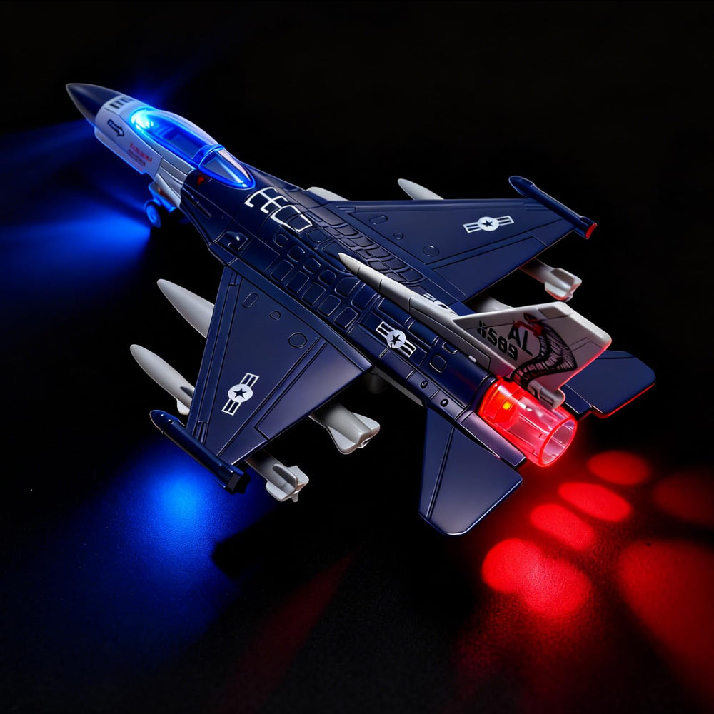Tcvents educational military plane toy for curious learners